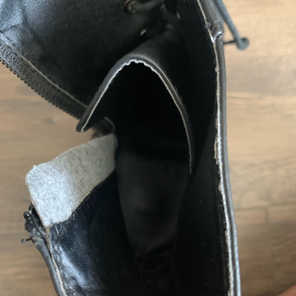 Black Lace-Up Ankle Boots - Picture 12 of 13